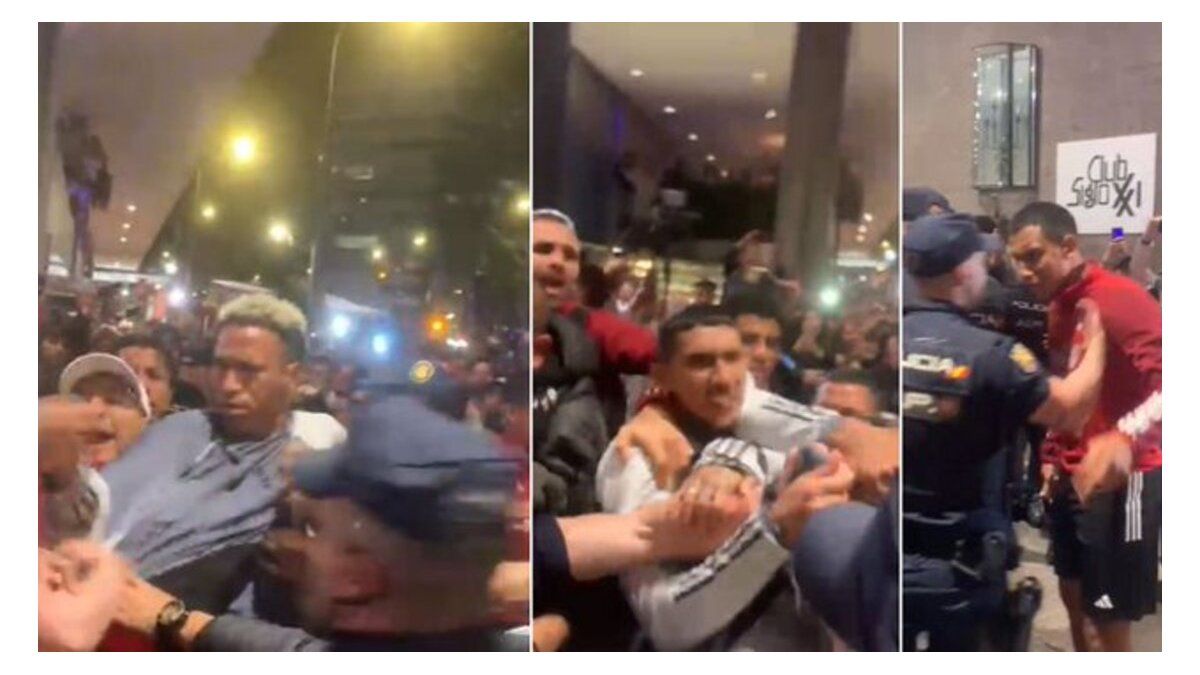 Scandalous aggression by the Spanish Police against players of the Peruvian national team
