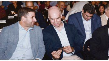 Cosecha. El gobernador Cornejo y el jefe de Gobierno porteño Rodríguez Larreta compartieron actividad vitivinícola en Mendoza.
