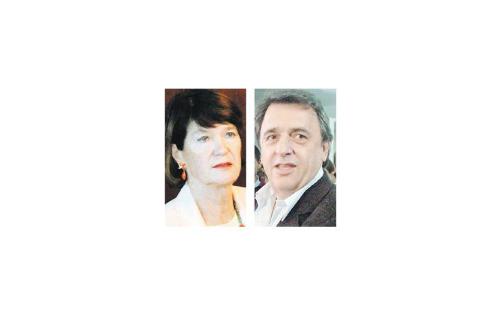 Elena Highton de Nolasco y Mario Negri