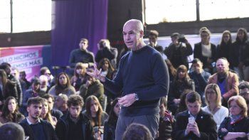 Larreta espera una contundente elección en la Ciudad.&nbsp;