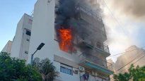 Ocho personas permanecen hospitalizadas por un incendio en Flores.&nbsp;