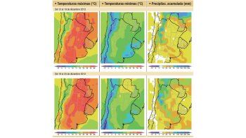 Aumentan la temperatura y la humedad