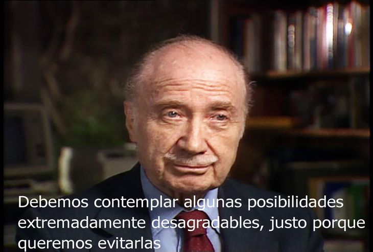 Albert Wohlstetter. Además de explicar que lanzar un ataque nuclear podía ser un acto de racionalidad, fue quien disparó la idea que los EE.UU. podían y debían estar preparados para lanzar un contrataque fulminante