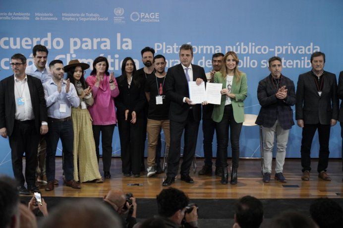 Sergio Massa cerr&oacute; el Encuentro de sobre Econom&iacute;a Verde y Acci&oacute;n Clim&aacute;tica.