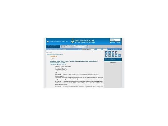 Oficializan la expropiación de la ex Ciccone
