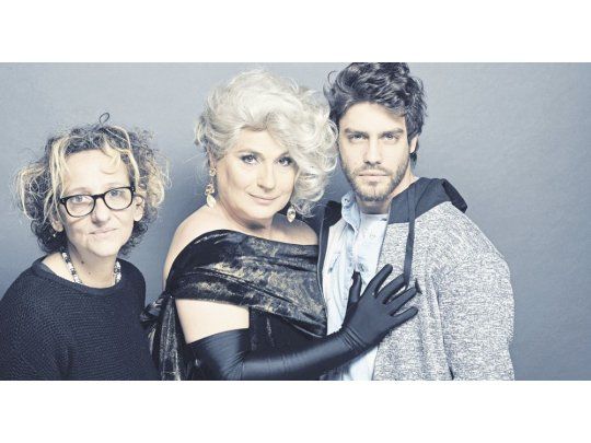 Ambrosio. Junto a Willy Lemos y Juan Manuel Guilera, parte del elenco de “Dinner”.