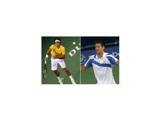 Roger Federer y Novak Djokovic se meterion en las semifinales del ATP 500 de Dubai.