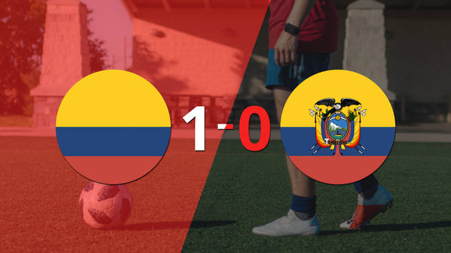 Ecuador no pudo en su visita a Colombia y cayó 1-0