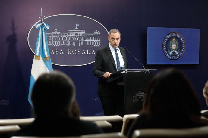 Manuel Adorni retomó las conferencias de prensa. Manuel Adorni retomó las conferencias de prensa.