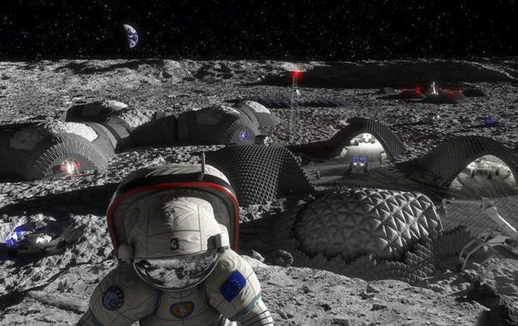 De película: el regolito lunar también podría usarse como material de construcción