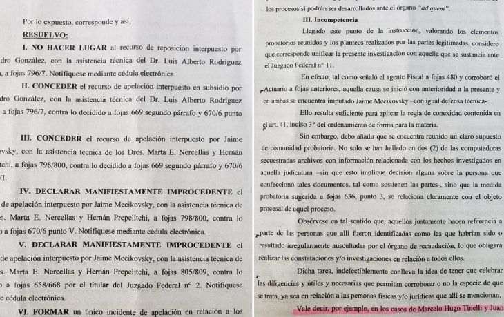 La causa judicial que lleva el juez Luis Rodríguez muestran el seguimiento que Jaime Mecikovsky hizo a Marcelo Tinelli.