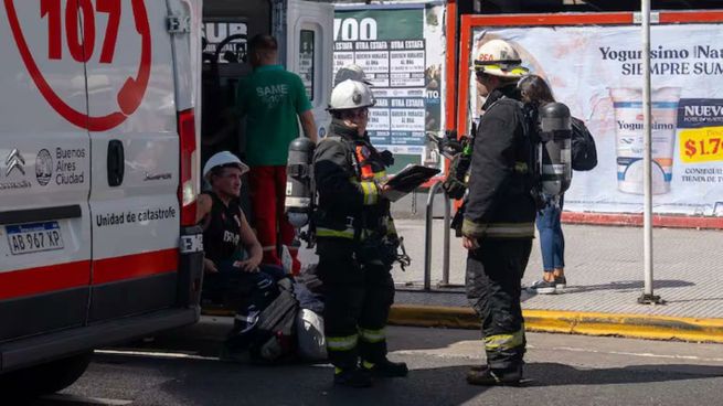 Un operario sufrió quemaduras mientras que otro tuvo una crisis nerviosa.