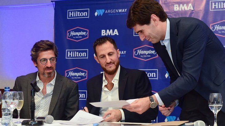 La firma entre Hilton y Argenway se firmó en Buenos Aires.&nbsp;
