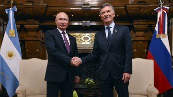 macri y putin acordaron fortalecer el comercio bilateral