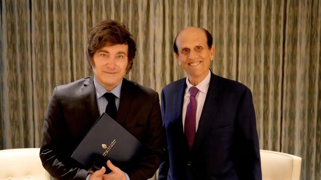 Archivo. Milei volverá a encontrarse con el controverdido inversor Michael Milken.