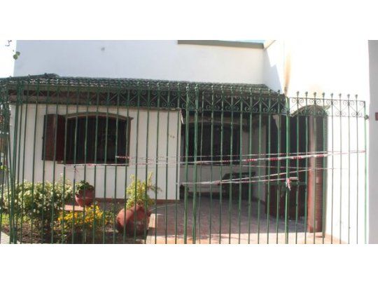 La casa donde fue hallada la odontóloga asesinada de 39 puñaladas en Formosa.