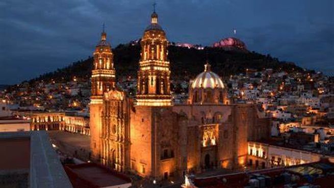 Vista aérea de la ciudad de Zacatecas.