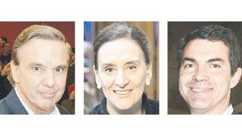 Miguel Ángel Pichetto, Gabriela Michetti y Juan Manuel Urtubey