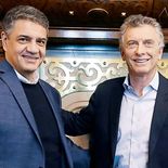 El jefe de Gobierno, Jorge Macri, junto al expresidente, Mauricio Macri, en un encuentro que tuvo lugar en 2025.&nbsp;