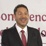 Martí Batres, titular del ISSSTE, en la Mañanera del Pueblo. Martí Batres, titular del ISSSTE, en la Mañanera del Pueblo.