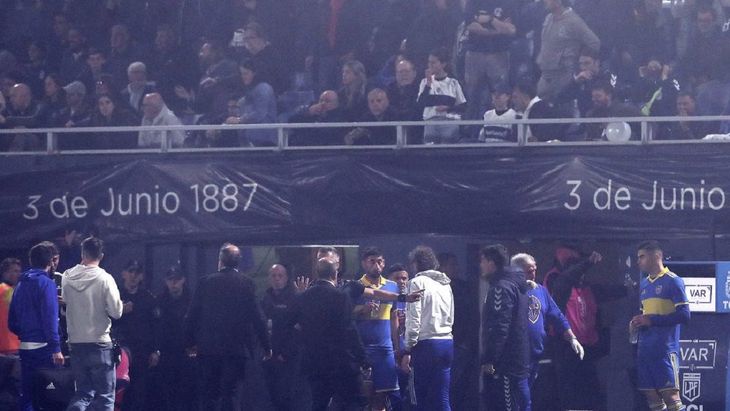 Incidentes en Gimnasia.&nbsp;