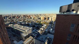 Vista hacia el Centro y Barrio Alberdi, en la capital de Córdoba. Se observa el avance de obras de los Tribunales N° 2 en la Docta Vista hacia el Centro y Barrio Alberdi, en la capital de Córdoba. Se observa el avance de obras de los Tribunales N° 2 en la Docta
