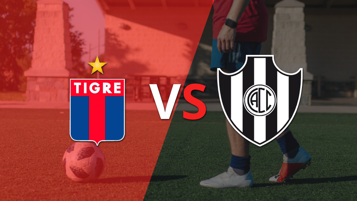 The match between Tigre and Central Córdoba (SE) begins