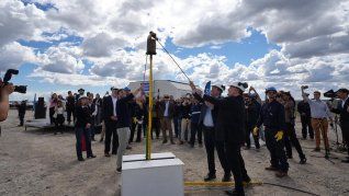 Encendieron la mecha. La nueva Planta Compresora Holdich, en Chubut, fue el escenario de la inauguración de las obras de repotenciación del Sistema Cordillerano-Patagónico