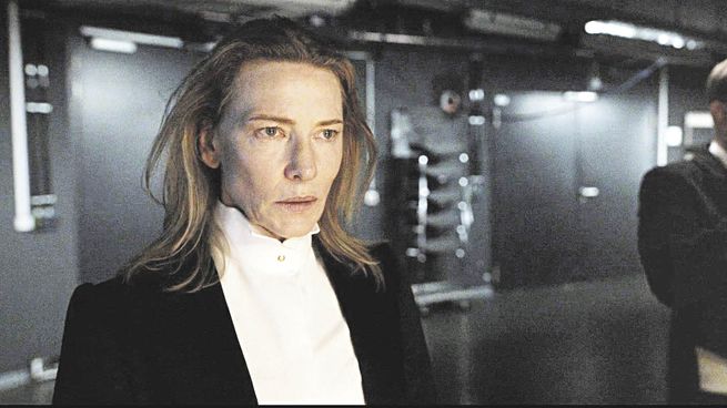 Tár. Cate Blanchett, como la directora abusadora, en el preludio a una de las escenas más violentas del film.
