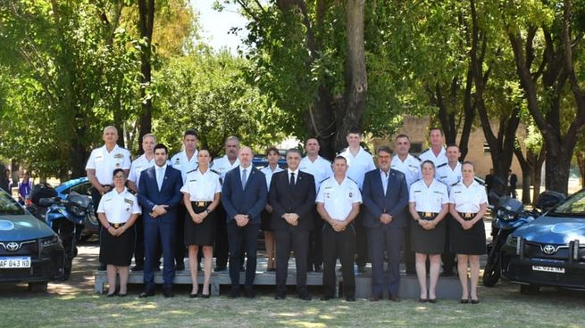 El jefe de Gobierno porteño, Jorge Macri, presentó a las nuevas autoridades de la Policía de la Ciudad.&nbsp;