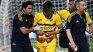 Exequiel Zeballos left with a knee injury.