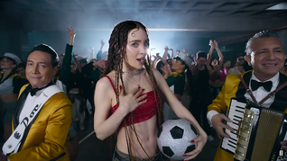 Belinda y Los Ángeles Azules en la canción del Mundial 2026.