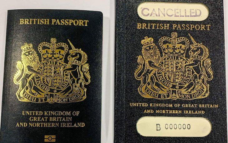Tras el Brexit, Gran Bretaña anunció el retorno de los pasaportes azules