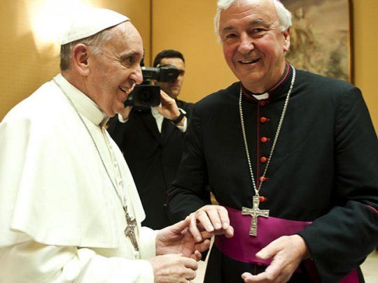 Papa Francisco y&nbsp;Vincent Nichols.