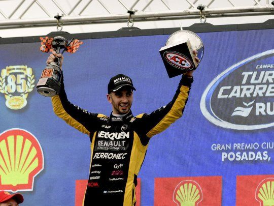 Ganador. Juan Bautista Benedictis ganó la octava del Turismo Carretera en Posadas.