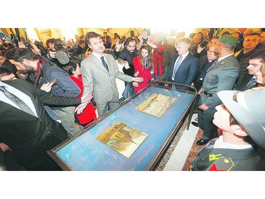 Hallazgo. En septiembre pasado, la Policía italiana encontró las obras de Van Gogh en un refugio cercano a Pompeya, en Italia.