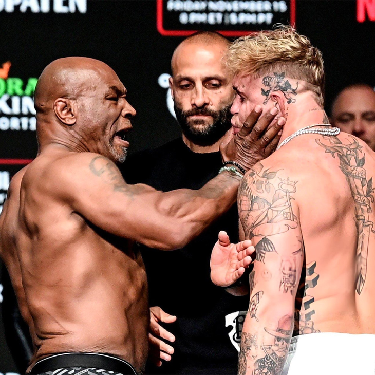 Tyson slapped Paul after weigh-in Tyson slapped Paul after weigh-in