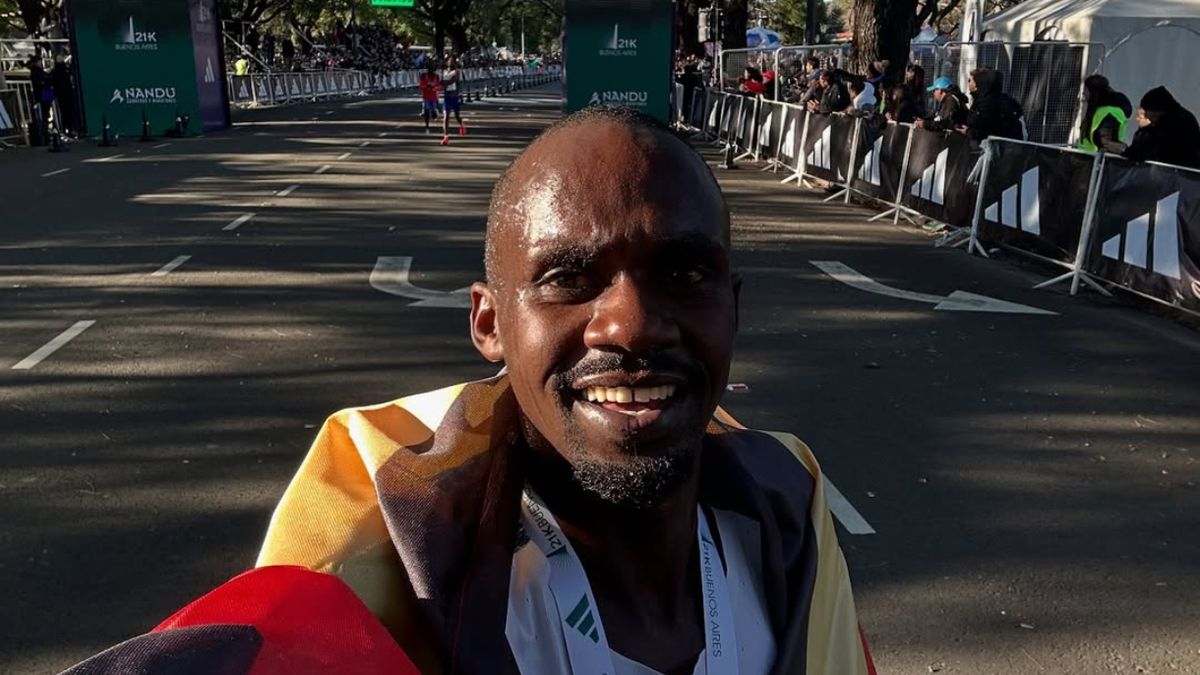 Ugandés Jacob Kiplimo won the half marathon of Buenos Aires and Florencia Borelli reduced the best South American brand