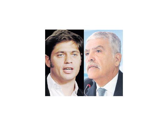 Axel Kicillof y Julio De Vido.