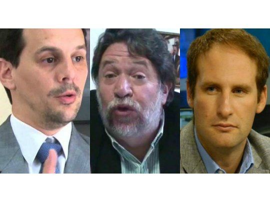 Fausto Spotorno, Claudio Lozano y Rodrigo Álvarez.
