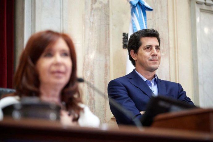 Cristina Kirchner y Wado de Pedro.