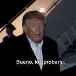 La declaración de Trump sobre Flávio Bolsonaro.