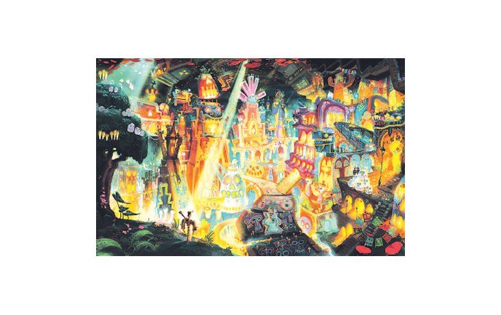 ámbito.com | Una imagen de la colorida, ingeniosa y festiva recreación de tradiciones mexicanas, a cargo del ilustrador Jorge R. Gutiérrez, con producción de Guillermo del Toro y música de Gustavo Santaolalla. Para todo público.