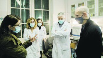 Recorrida. Horacio Rodríguez Larreta supervisó la actividad en el Hospital Muñiz de la Ciudad.