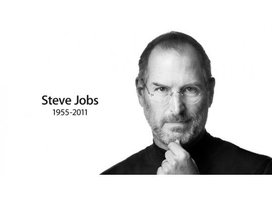 Así reflejó el sitio web de Apple el fallecimiento de su fundador.