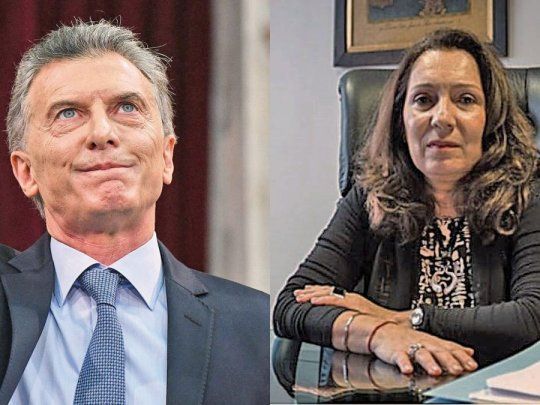 Mauricio Macri y Cristina Caamaño