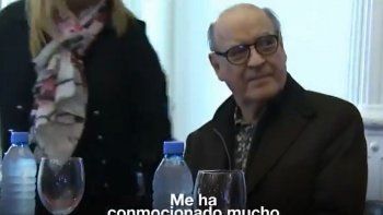 Quino en 2014, cuando se incluy&oacute; a Mafalda en el Plan Nacional de Lectura.