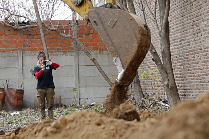 La antropóloga Mariella Fumagalli integra el EAAF desde 2002, cuando ingresó como voluntaria. Gentileza EAAF.