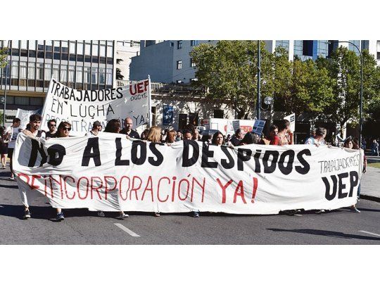 reacción. Apenas conocida la noticia, ATE marchó a la Dirección de Educación para reclamar por la reapertura de ese organismo.