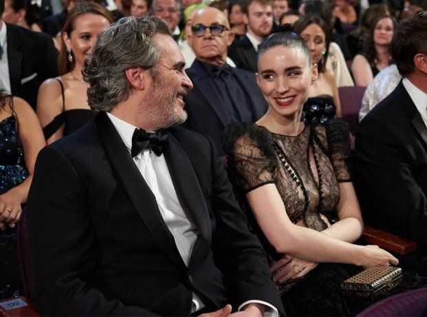 Joaquin Phoenix and Rooney Mara.